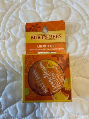 Burt's Bees Orange Lip Butter Tin